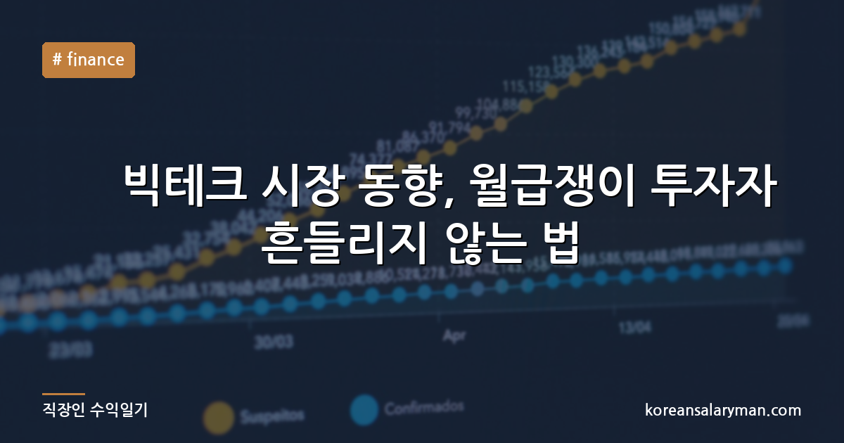 美 빅테크 시장 동향, 월급쟁이 투자자 흔들리지 않는 법