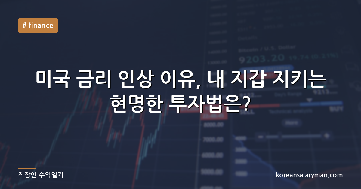 미국 금리 인상 이유, 내 지갑 지키는 현명한 투자법은?